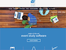 Tablet Screenshot of eventstudymetrics.com